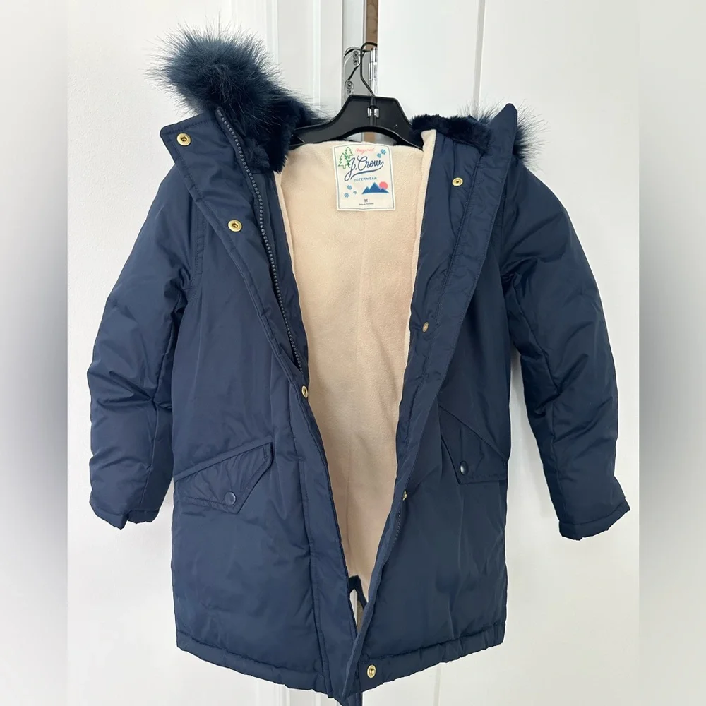 Girls' Crewcuts by J. Crew parka with eco-friendly PrimaLoft® M (8-9) New! - Picture 2 of 5